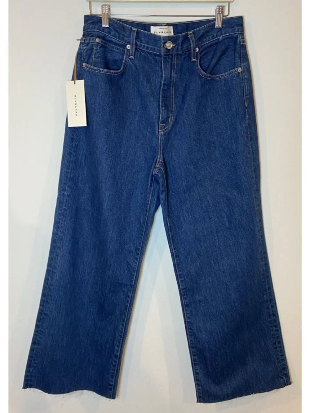NWT Slvrlake Jeans Grace Crop Raw Hem Size 31 New